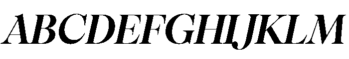 Pangaia Semibold Italic Font UPPERCASE