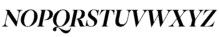 Pangaia Semibold Italic Font UPPERCASE