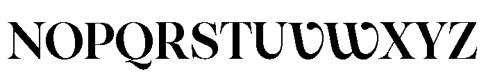 Pangaia Semibold Font UPPERCASE