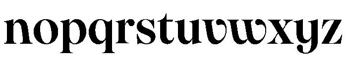 Pangaia Semibold Font LOWERCASE