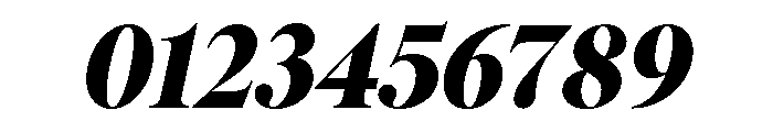 Pangaia Ultrabold Italic Font OTHER CHARS