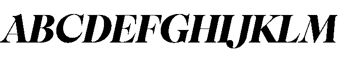 Pangaia Ultrabold Italic Font UPPERCASE