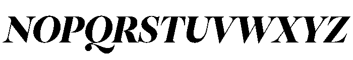Pangaia Ultrabold Italic Font UPPERCASE
