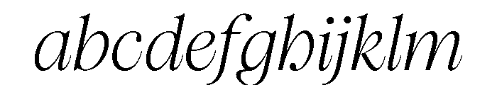 Pangaia Ultralight Italic FONT