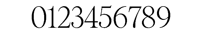 Pangaia Ultralight Font OTHER CHARS