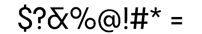 Pangram Sans Compact Medium Font OTHER CHARS