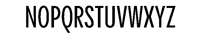 Pangram Sans Compressed Medium Font UPPERCASE