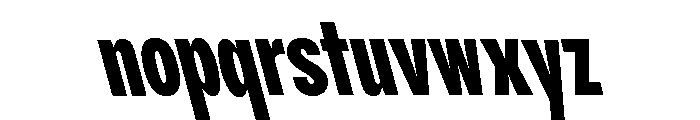 Pangram Sans Compressed Variable Pangram Sans Variable 24 Font LOWERCASE
