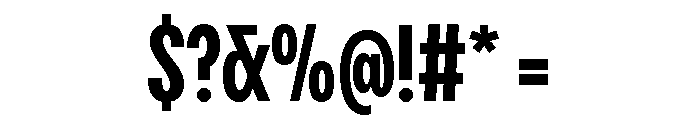 Pangram Sans Compressed Variable Pangram Sans Variable 7 Font OTHER CHARS
