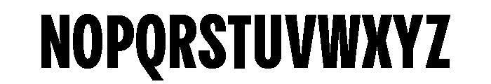 Pangram Sans Compressed Variable Pangram Sans Variable 8 Font UPPERCASE