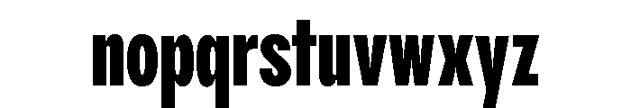 Pangram Sans Compressed Variable Pangram Sans Variable 8 Font LOWERCASE