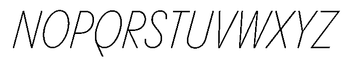 Pangram Sans Condensed Variable Pangram Sans Variable 10 Font UPPERCASE