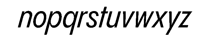 Pangram Sans Condensed Variable Pangram Sans Variable 13 Font LOWERCASE