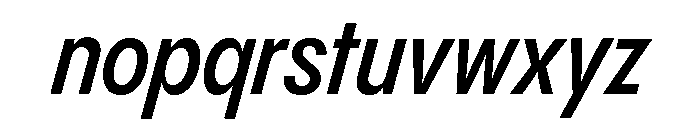 Pangram Sans Condensed Variable Pangram Sans Variable 14 Font LOWERCASE