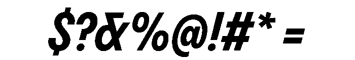 Pangram Sans Condensed Variable Pangram Sans Variable 15 Font OTHER CHARS