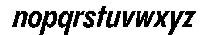 Pangram Sans Condensed Variable Pangram Sans Variable 15 Font LOWERCASE