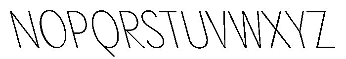 Pangram Sans Condensed Variable Pangram Sans Variable 18 Font UPPERCASE