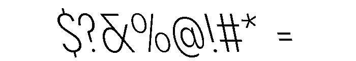 Pangram Sans Condensed Variable Pangram Sans Variable 19 Font OTHER CHARS