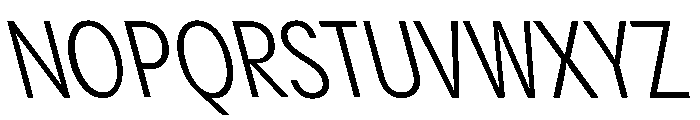 Pangram Sans Condensed Variable Pangram Sans Variable 20 Font UPPERCASE