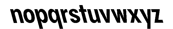 Pangram Sans Condensed Variable Pangram Sans Variable 23 Font LOWERCASE