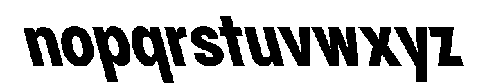 Pangram Sans Condensed Variable Pangram Sans Variable 24 Font LOWERCASE