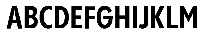 Pangram Sans Condensed Variable Pangram Sans Variable 7 Font UPPERCASE