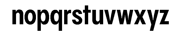 Pangram Sans Condensed Variable Pangram Sans Variable 7 Font LOWERCASE