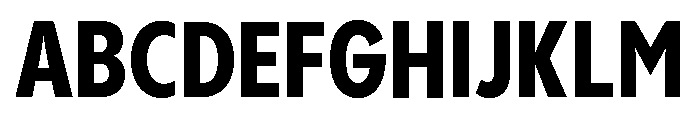 Pangram Sans Condensed Variable Pangram Sans Variable 8 Font UPPERCASE