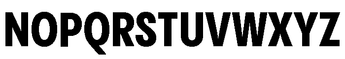 Pangram Sans Condensed Variable Pangram Sans Variable 8 Font UPPERCASE