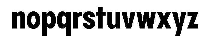 Pangram Sans Condensed Variable Pangram Sans Variable 8 Font LOWERCASE