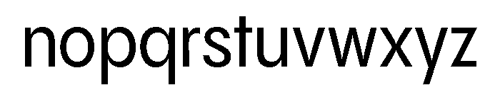 Pangram Sans Narrow Medium Font LOWERCASE