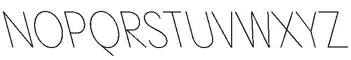 Pangram Sans Narrow Variable Pangram Sans Variable 17 Font UPPERCASE