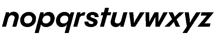 Pangram Sans Normal Variable Pangram Sans Variable 15 Font LOWERCASE