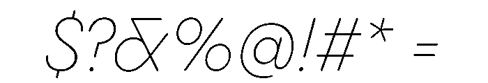 Pangram Sans Rounded Compact Variable 10 Font OTHER CHARS