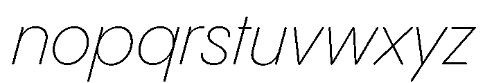 Pangram Sans Rounded Compact Variable 10 Font LOWERCASE