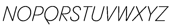 Pangram Sans Rounded Compact Variable 11 Font UPPERCASE