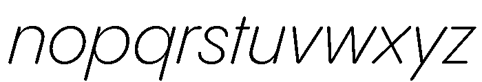 Pangram Sans Rounded Compact Variable 11 Font LOWERCASE