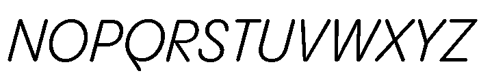 Pangram Sans Rounded Compact Variable 12 Font UPPERCASE