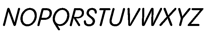 Pangram Sans Rounded Compact Variable 13 Font UPPERCASE