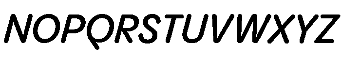 Pangram Sans Rounded Compact Variable 14 Font UPPERCASE