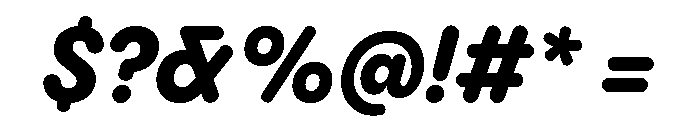 Pangram Sans Rounded Compact Variable 16 Font OTHER CHARS