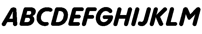 Pangram Sans Rounded Compact Variable 16 Font UPPERCASE
