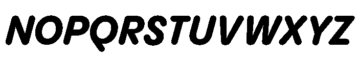 Pangram Sans Rounded Compact Variable 16 Font UPPERCASE