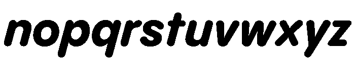 Pangram Sans Rounded Compact Variable 16 Font LOWERCASE