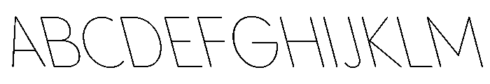 Pangram Sans Rounded Compact Variable 17 Font UPPERCASE