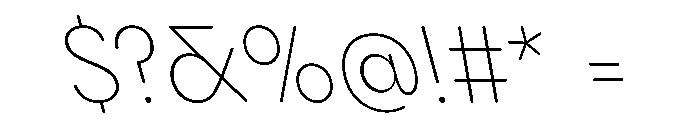 Pangram Sans Rounded Compact Variable 18 Font OTHER CHARS