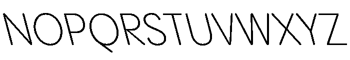 Pangram Sans Rounded Compact Variable 19 Font UPPERCASE