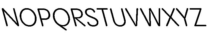 Pangram Sans Rounded Compact Variable 20 Font UPPERCASE