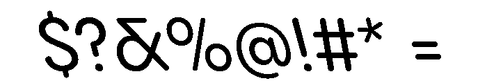 Pangram Sans Rounded Compact Variable 21 Font OTHER CHARS