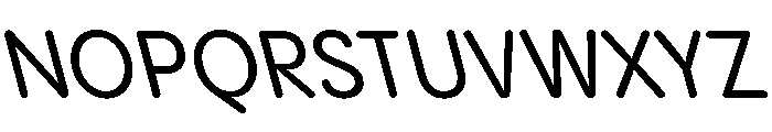 Pangram Sans Rounded Compact Variable 21 Font UPPERCASE